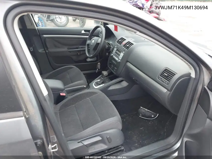2009 VOLKSWAGEN JETTA VIN 3VWJM71K49M130694 — фото 5