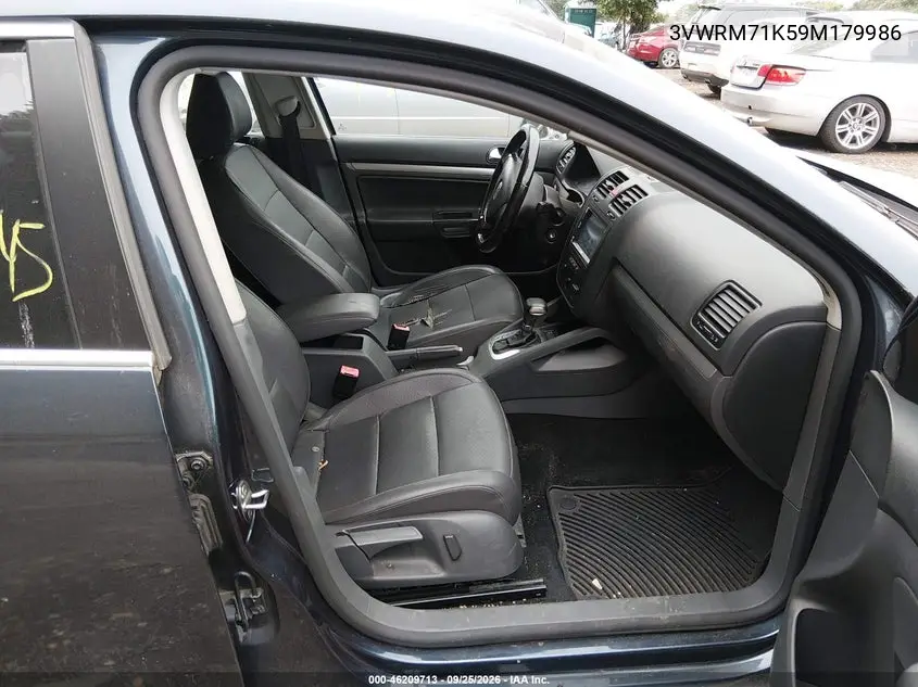 2009 VOLKSWAGEN JETTA VIN 3VWRM71K59M179986 — фото 5