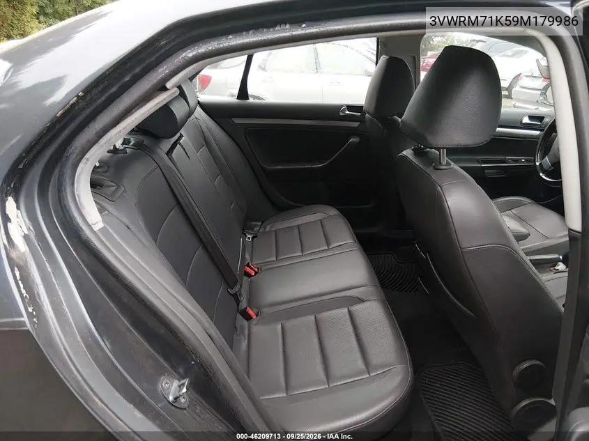 2009 VOLKSWAGEN JETTA VIN 3VWRM71K59M179986 — фото 8