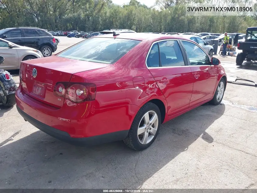 2009 VOLKSWAGEN JETTA VIN 3VWRM71KX9M018906 — фото 4