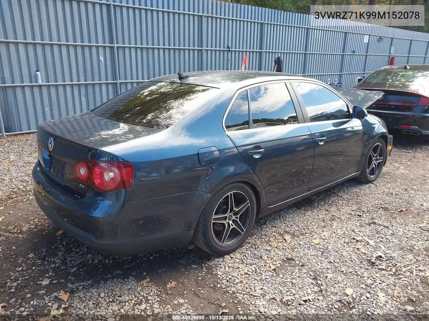 2009 VOLKSWAGEN JETTA VIN 3VWRZ71K99M152078 — фото 4