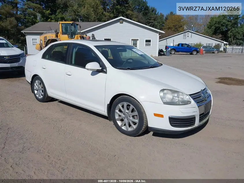 VOLKSWAGEN JETTA 2010, VIN 3VWRZ7AJXAM120266