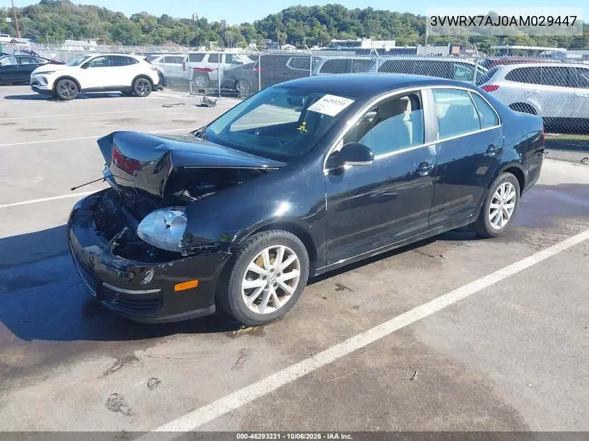 2010 VOLKSWAGEN JETTA VIN 3VWRX7AJ0AM029447 — фото 2