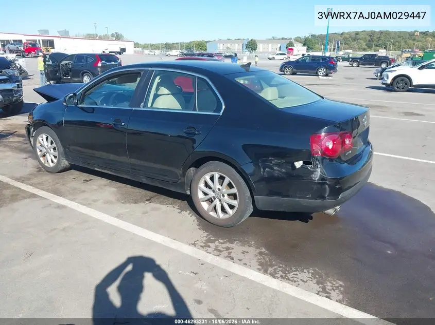 2010 VOLKSWAGEN JETTA VIN 3VWRX7AJ0AM029447 — фото 3