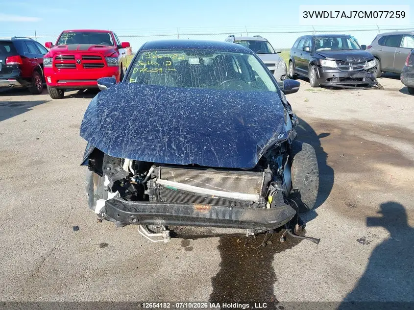 2012 VOLKSWAGEN JETTA VIN 3VWDL7AJ7CM077259 — фото 11