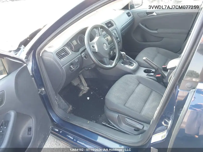 2012 VOLKSWAGEN JETTA VIN 3VWDL7AJ7CM077259 — фото 17