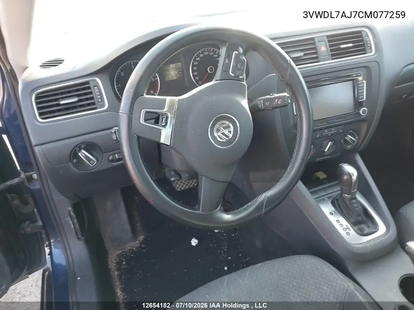 2012 VOLKSWAGEN JETTA VIN 3VWDL7AJ7CM077259 — фото 18