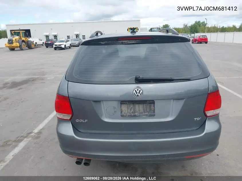2012 VOLKSWAGEN JETTA VIN 3VWPL7AJ0CM681412 — фото 17