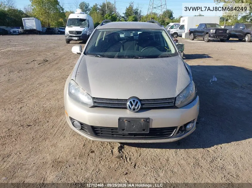 2012 VOLKSWAGEN JETTA VIN 3VWPL7AJ8CM684249 — фото 12