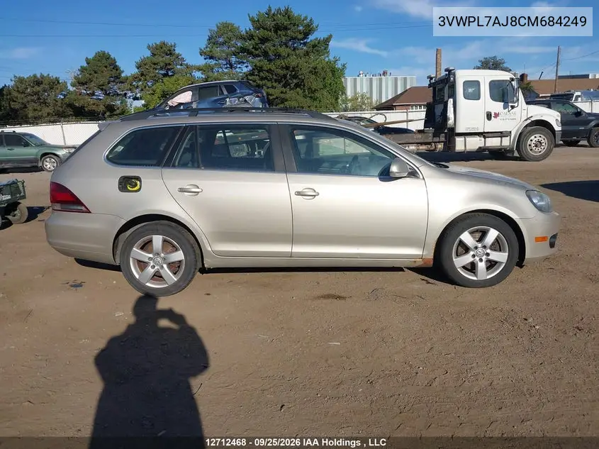 2012 VOLKSWAGEN JETTA VIN 3VWPL7AJ8CM684249 — фото 13