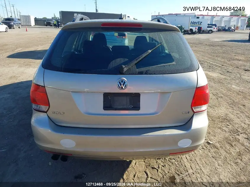 2012 VOLKSWAGEN JETTA VIN 3VWPL7AJ8CM684249 — фото 16