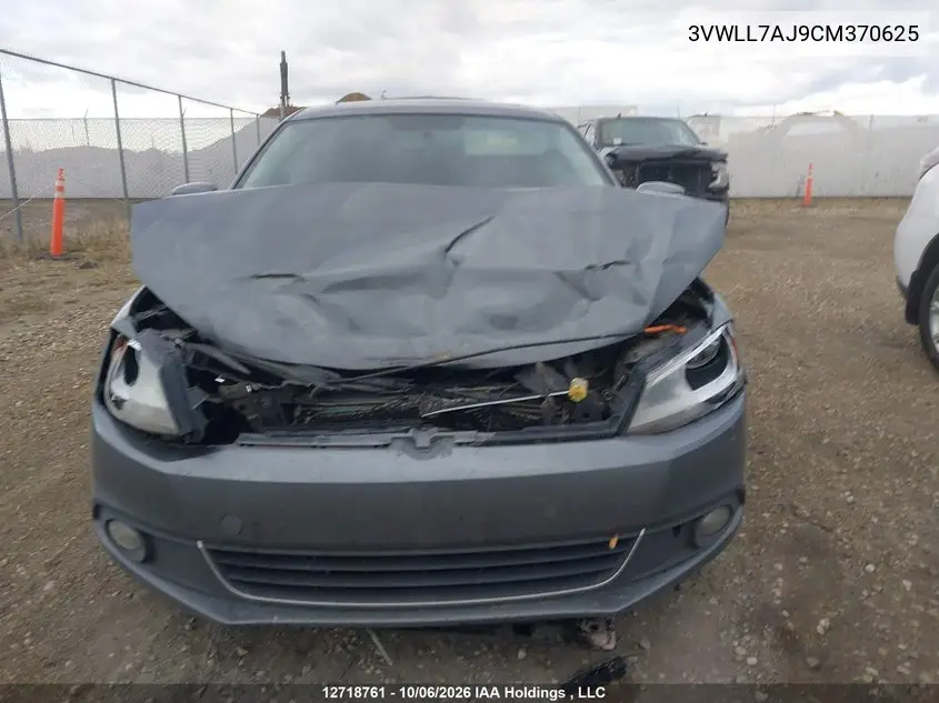 2012 VOLKSWAGEN JETTA VIN 3VWLL7AJ9CM370625 — фото 13