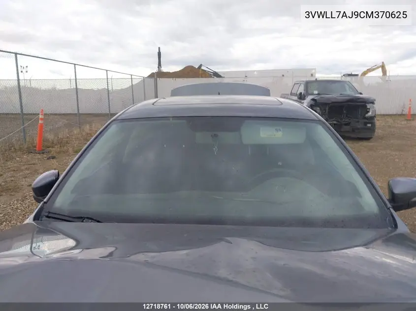 2012 VOLKSWAGEN JETTA VIN 3VWLL7AJ9CM370625 — фото 18