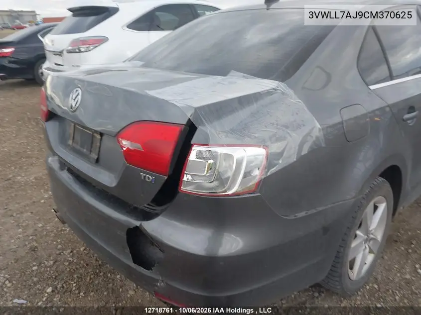 2012 VOLKSWAGEN JETTA VIN 3VWLL7AJ9CM370625 — фото 20