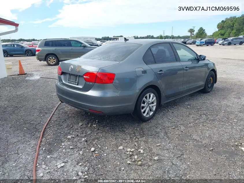 2012 VOLKSWAGEN JETTA VIN 3VWDX7AJ1CM069596 — фото 4