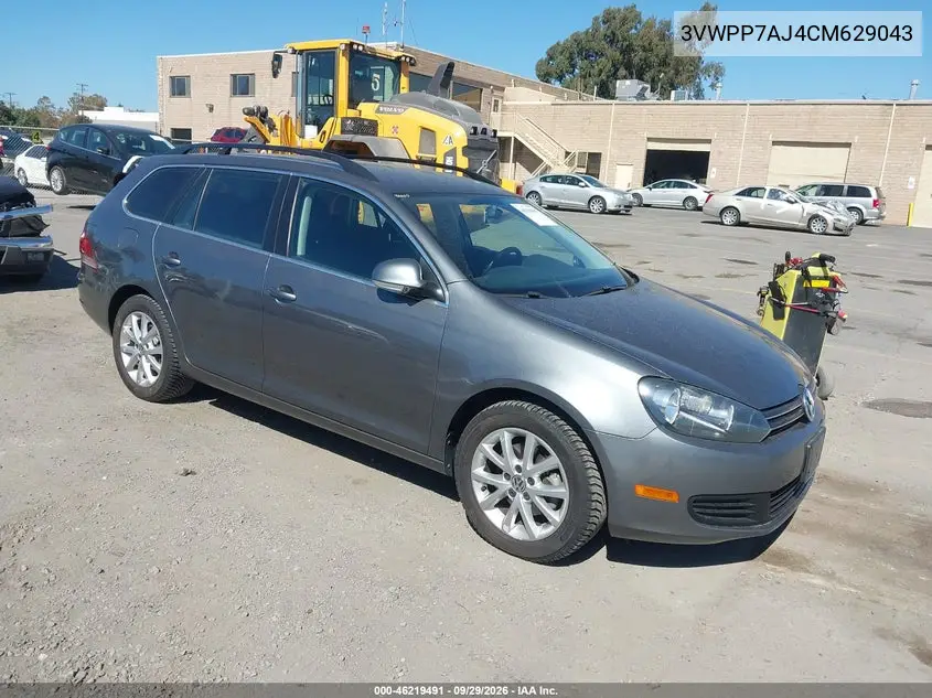 VOLKSWAGEN JETTA 2012, VIN 3VWPP7AJ4CM629043