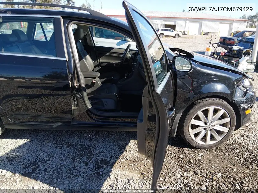 2012 VOLKSWAGEN JETTA VIN 3VWPL7AJ7CM679429 — фото 5