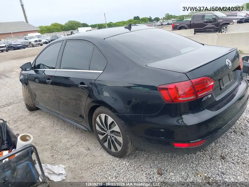 2013 VOLKSWAGEN JETTA VIN 3VW637AJ5DM240307 — фото 3
