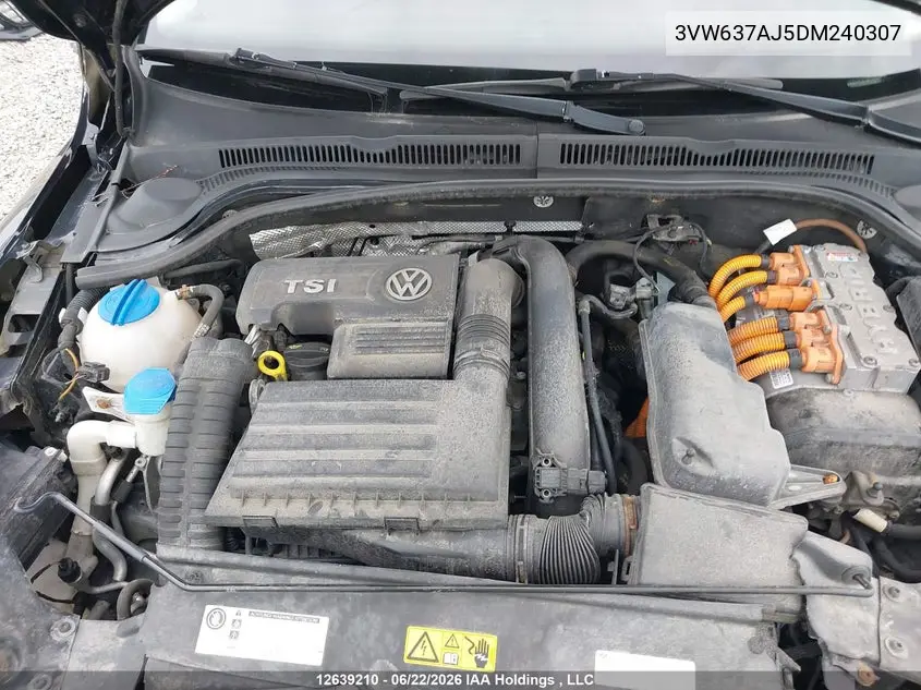 2013 VOLKSWAGEN JETTA VIN 3VW637AJ5DM240307 — фото 9