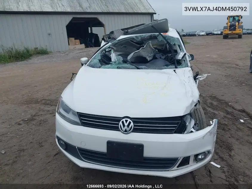 2013 VOLKSWAGEN JETTA VIN 3VWLX7AJ4DM450792 — фото 10