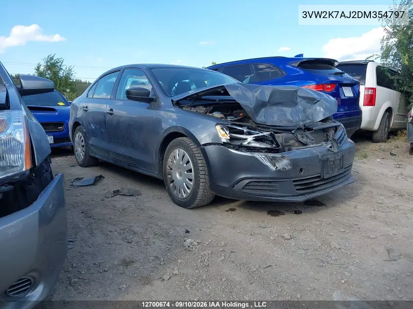 2013 VOLKSWAGEN JETTA VIN 3VW2K7AJ2DM354797 — фото 13