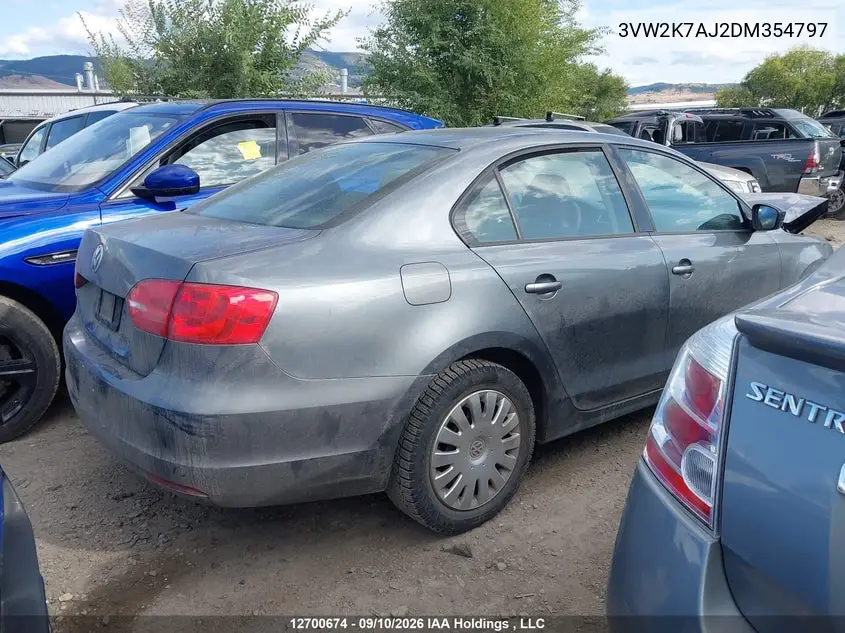 2013 VOLKSWAGEN JETTA VIN 3VW2K7AJ2DM354797 — фото 4
