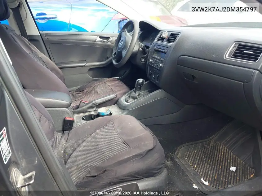 2013 VOLKSWAGEN JETTA VIN 3VW2K7AJ2DM354797 — фото 5