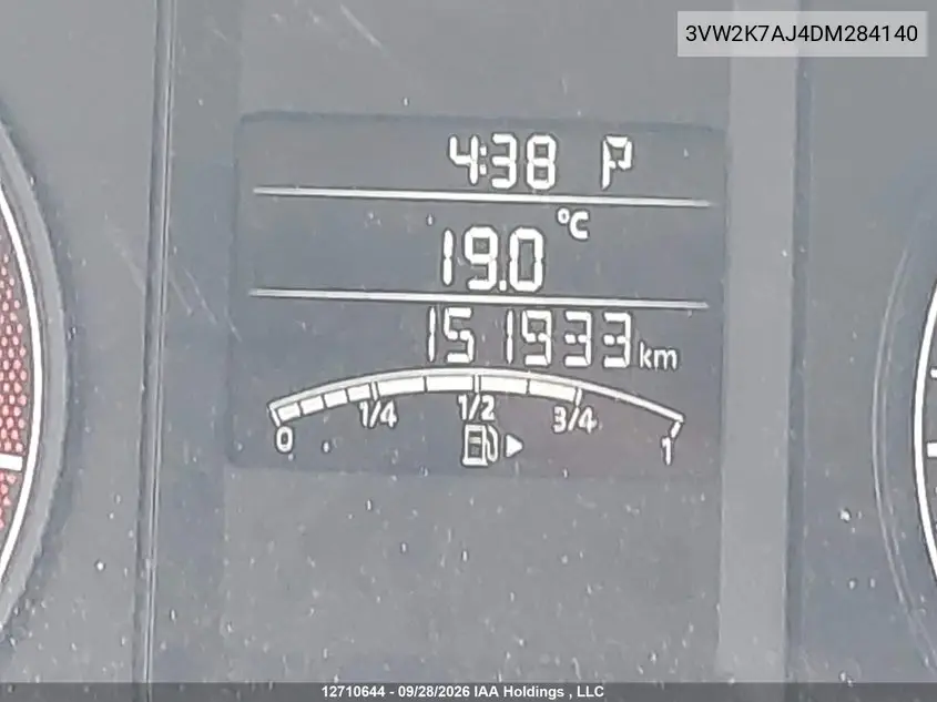 2013 VOLKSWAGEN JETTA VIN 3VW2K7AJ4DM284140 — фото 16