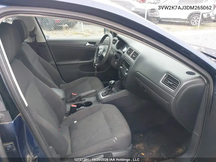 2013 VOLKSWAGEN JETTA VIN 3VW2K7AJ3DM265062 — фото 5