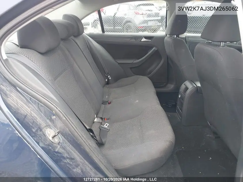 2013 VOLKSWAGEN JETTA VIN 3VW2K7AJ3DM265062 — фото 8