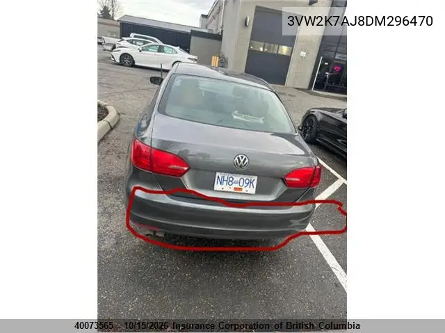 2013 VOLKSWAGEN JETTA VIN 3VW2K7AJ8DM296470 — фото 4