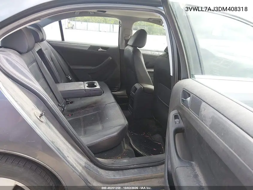 2013 VOLKSWAGEN JETTA VIN 3VWLL7AJ3DM408318 — фото 7