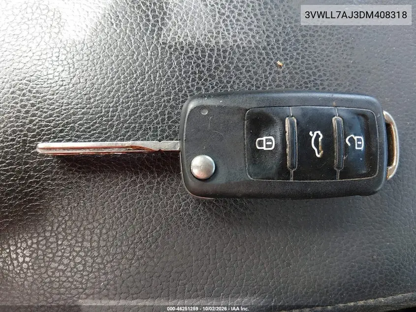 2013 VOLKSWAGEN JETTA VIN 3VWLL7AJ3DM408318 — фото 9