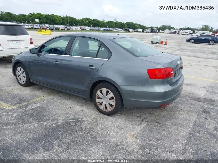 2013 VOLKSWAGEN JETTA VIN 3VWDX7AJ1DM385436 — фото 3