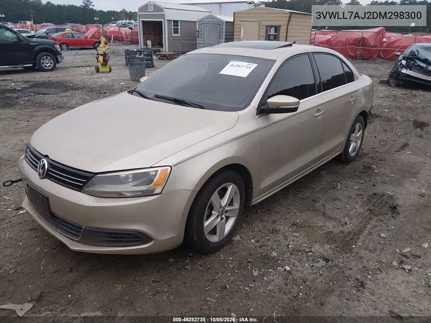 2013 VOLKSWAGEN JETTA VIN 3VWLL7AJ2DM298300 — фото 2