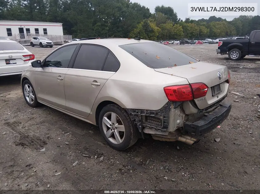 2013 VOLKSWAGEN JETTA VIN 3VWLL7AJ2DM298300 — фото 3
