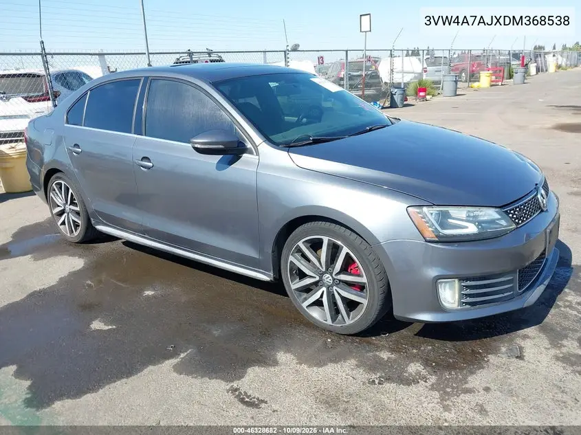 VOLKSWAGEN JETTA 2013, VIN 3VW4A7AJXDM368538
