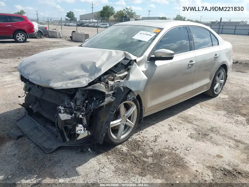 2013 VOLKSWAGEN JETTA VIN 3VWLL7AJ9DM221830 — фото 2