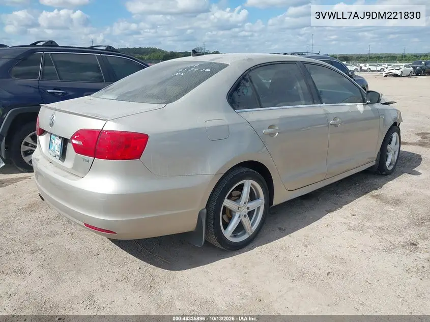 2013 VOLKSWAGEN JETTA VIN 3VWLL7AJ9DM221830 — фото 4