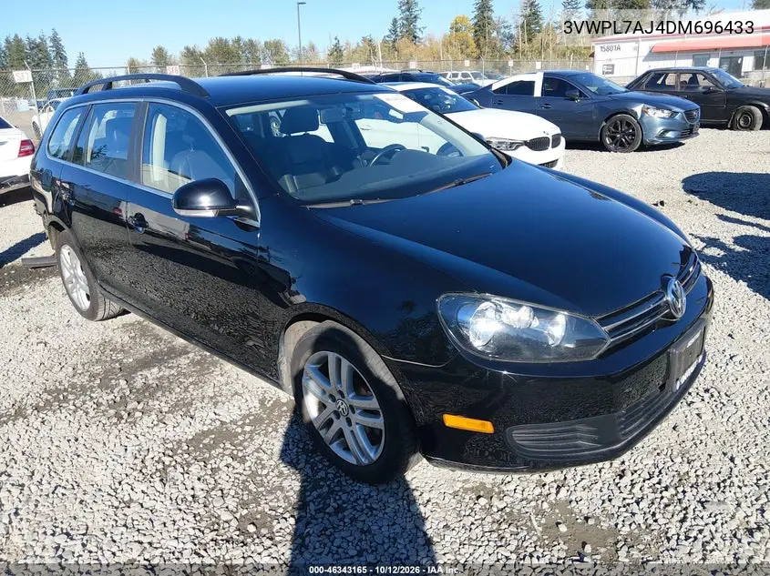 VOLKSWAGEN JETTA 2013, VIN 3VWPL7AJ4DM696433