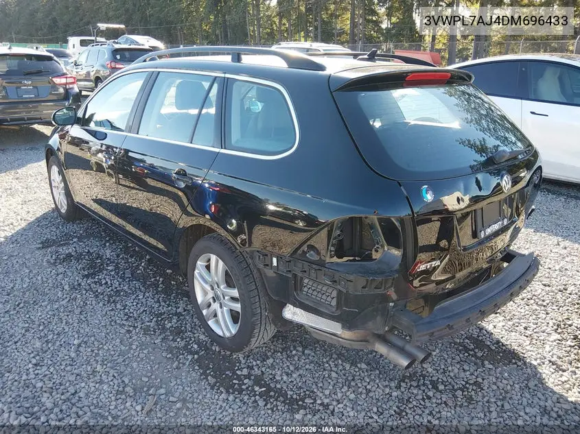 2013 VOLKSWAGEN JETTA VIN 3VWPL7AJ4DM696433 — фото 3