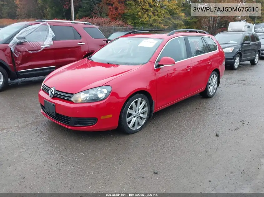 2013 VOLKSWAGEN JETTA VIN 3VWPL7AJ5DM675610 — фото 2
