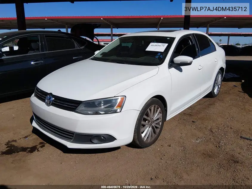 2013 VOLKSWAGEN JETTA VIN 3VWLP7AJ4DM435712 — фото 2