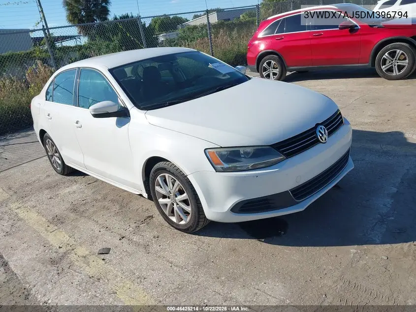 VOLKSWAGEN JETTA 2013, VIN 3VWDX7AJ5DM396794