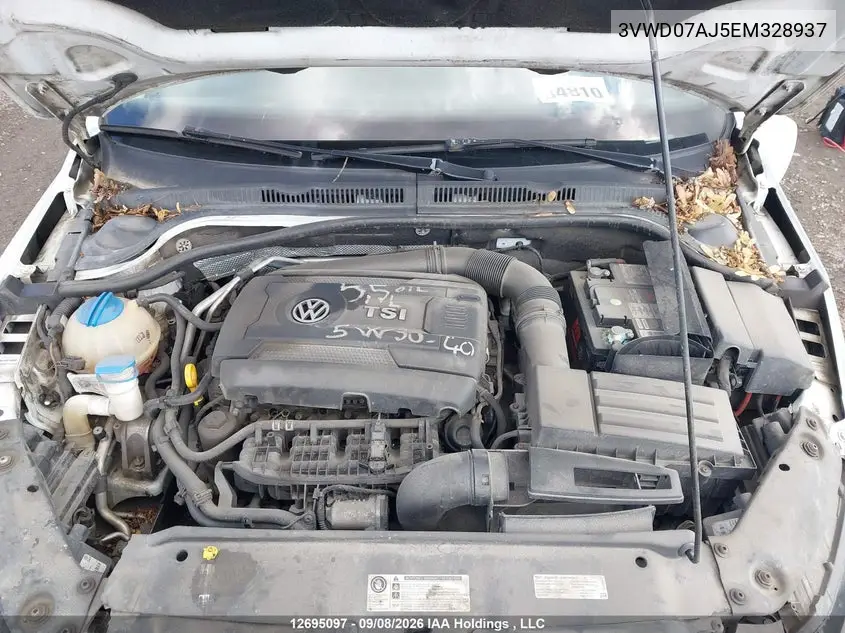 2014 VOLKSWAGEN JETTA VIN 3VWD07AJ5EM328937 — фото 10