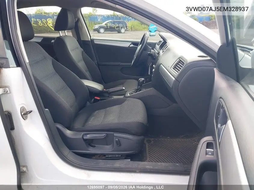 2014 VOLKSWAGEN JETTA VIN 3VWD07AJ5EM328937 — фото 5