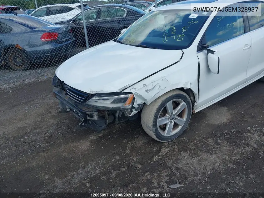 2014 VOLKSWAGEN JETTA VIN 3VWD07AJ5EM328937 — фото 6