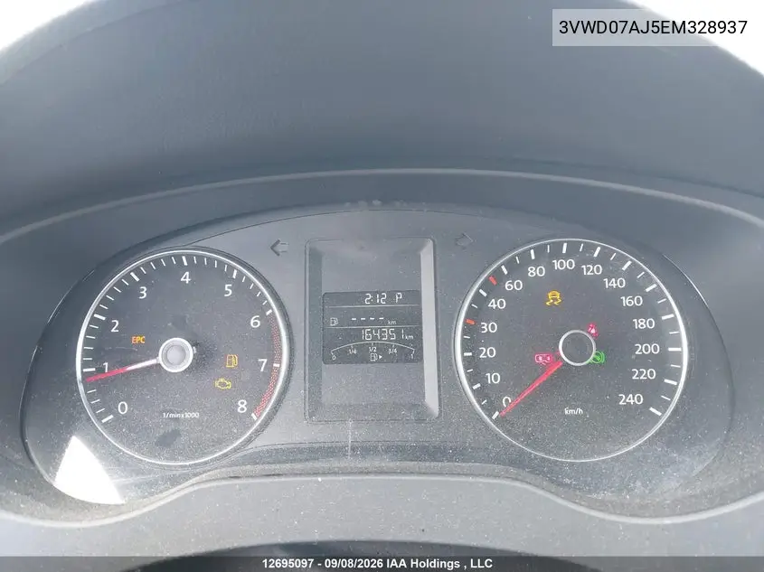 2014 VOLKSWAGEN JETTA VIN 3VWD07AJ5EM328937 — фото 7