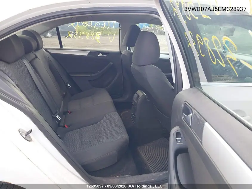 2014 VOLKSWAGEN JETTA VIN 3VWD07AJ5EM328937 — фото 8