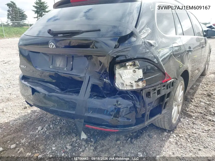 2014 VOLKSWAGEN JETTA VIN 3VWPL7AJ1EM609167 — фото 6
